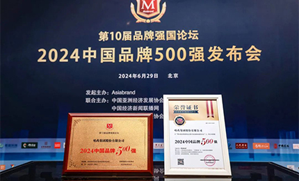 【逐梦新时代，品牌赢未来】人生就是搏·(中国区)官方网站品牌荣登中国品牌500强